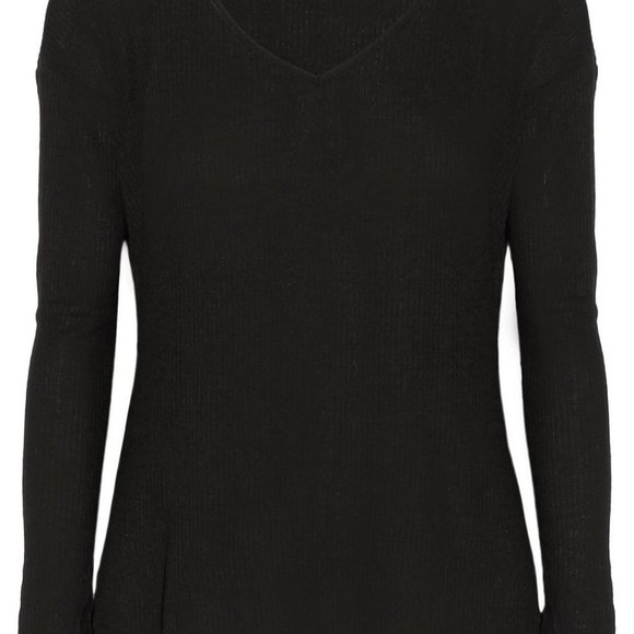 Rag & Bone Jones cutout ribbed stretch-jersey top - Picture 1 of 6